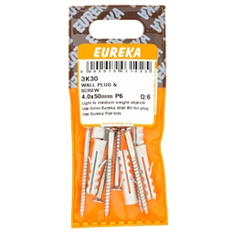 3K30 - Wall Plug & Screw